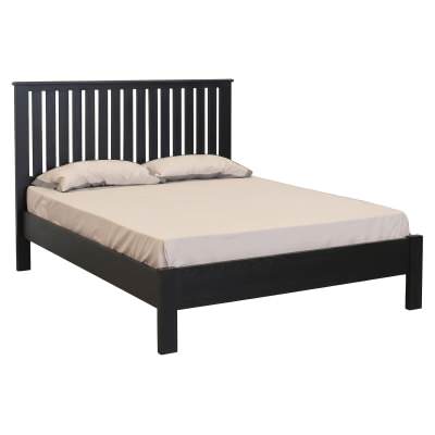 Elaris Wooden Bed, Queen, Black