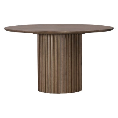 Corbin Mountain Ash Timber Round Dining Table, 135cm