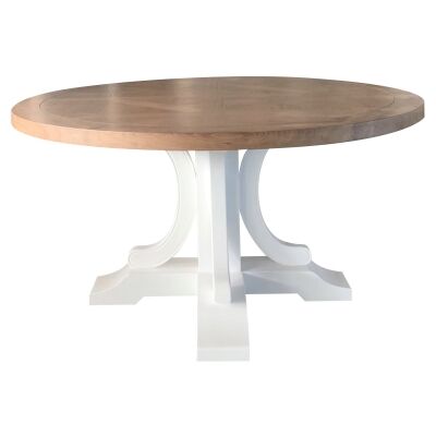 Bellevue Timber Round Dining Table, 150cm