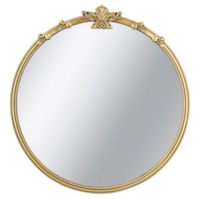 Gerogian Rococo Style Round Wall Mirror, 76cm
