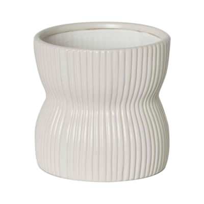 Austin Ceramic Vase, Small, White