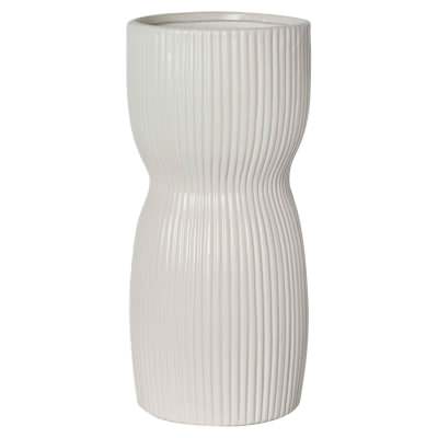 Austin Ceramic Vase, Large, White