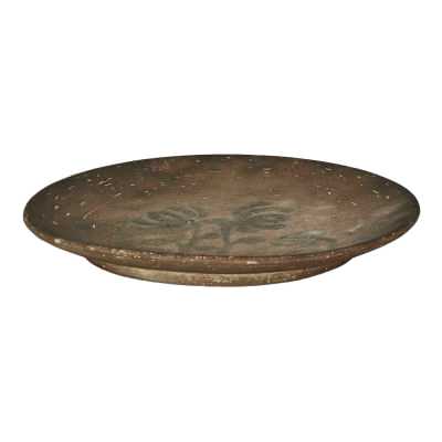 Mae Terracotta Decor Plate, Large, Brown