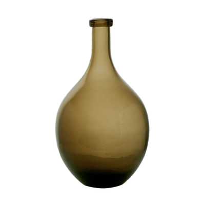 Valencia Glass Bottle, Small, Olive