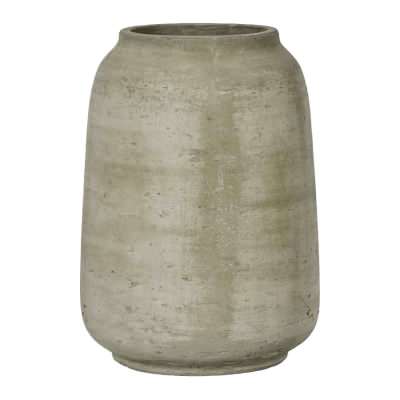 Landis Fiber Stone Tall Vase, Grey