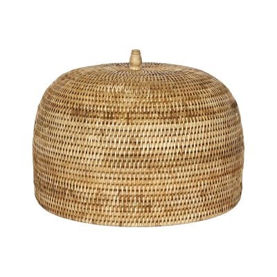 Paume Handcrafted Rattan Food Cover, Natural