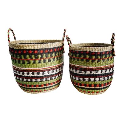 Indra 2 Piece Seagrass Basket Set