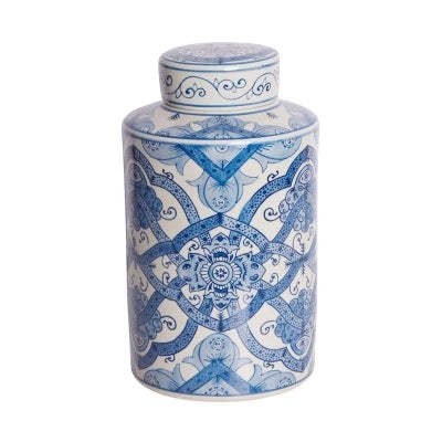 Ula Porcelain Temple Jar, Small