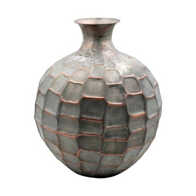 Inga Distressed Iron Vase, Small