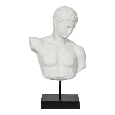 Grecian Male Bust Sculpture