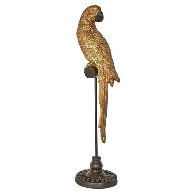 Amabela Parrot Sculpture, Small, Gold
