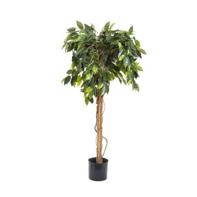Potted Artificial Ficus Tree, Type C, 120cm