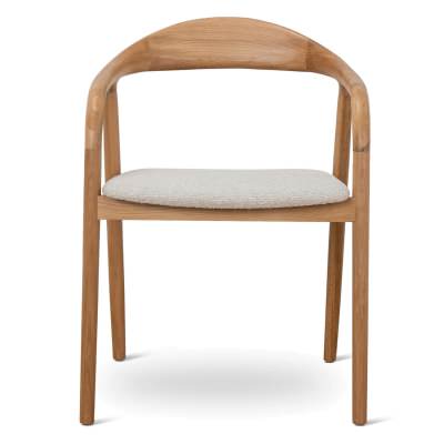 Davina Ashwood Dining Armchair, Set of 2, Natural