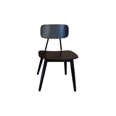 Assens Timber Dining Chair, Black