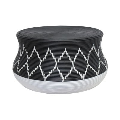 Naduri Rattan Round Storage Coffee Table, 80cm