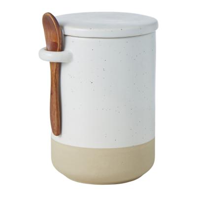 Davis & Waddell Jenson Ceramic Canister with Spoon