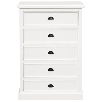 Matravers Mahogany Timber 5 Drawer Tallboy