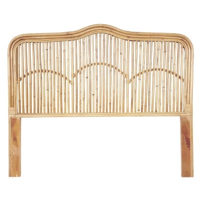 Cessia Rattan Bed Headboard, King, Natural 