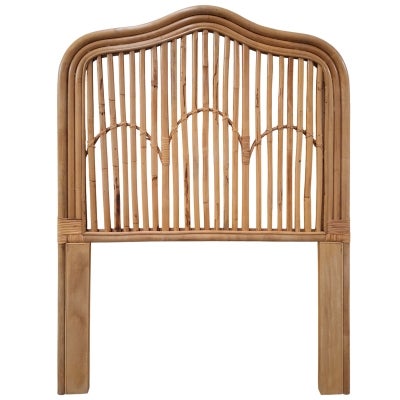Cessia Rattan Bed Headboard, Single, Natural 