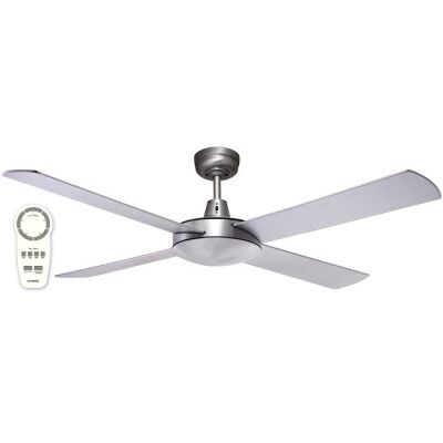 Martec Lifestyle DC Ceiling Fan with Remote, 130cm/52", Brushed Nickel