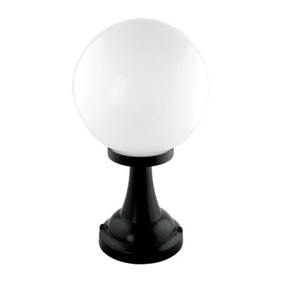 Siena Italian Made IP43 Exterior Pillar Light, Tall, 30cm, Black