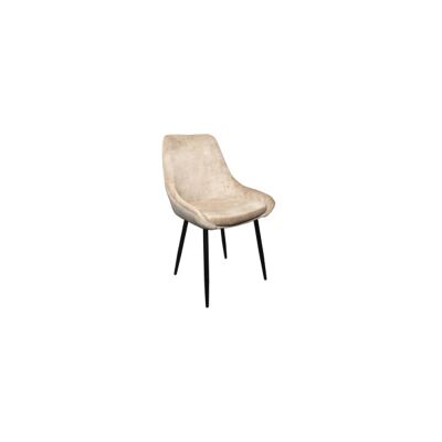Brest Faux Suede Dining Chair, Camel