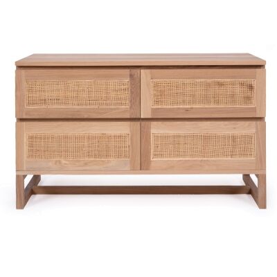 Collaroy American Oak Timber 4 Drawer Chest