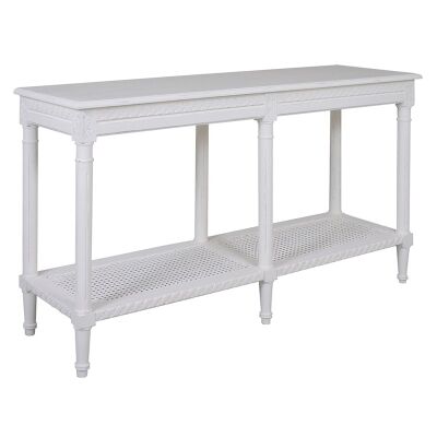 Polo Wooden 140cm Console Table - White