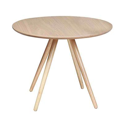 Coco Wooden Round Dining Table, 70cm, Natural