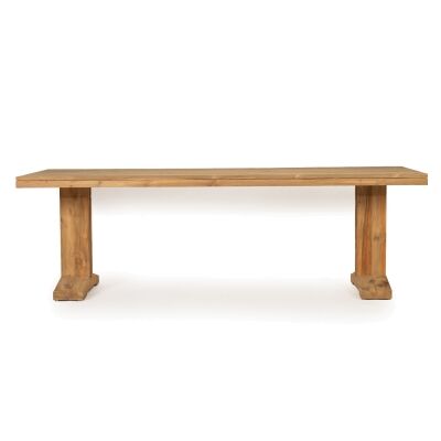 Monterey Reclaimed Teak Timber Dining Table, 240cm