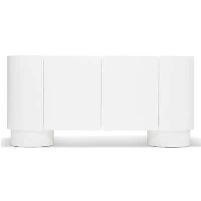 Elvor Wooden 2 Door Sideboard, 170cm, White