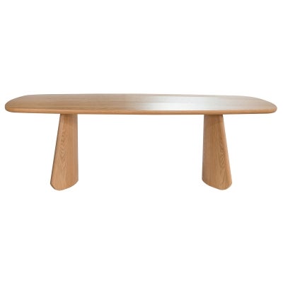 Zeya Wooden Dining Table, 240cm, Natural