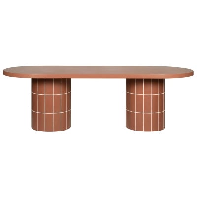 Lorsten Concrete Oval Dining Table, 240cm