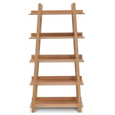 Merete Wooden Display Shelf, Oak