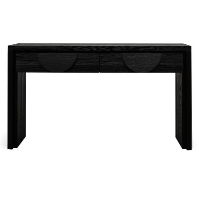 Sollen Wooden Console Table, 140cm, Espresso Black