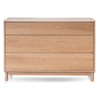 Dupont Wooden 3 Drawer Dresser, Natural