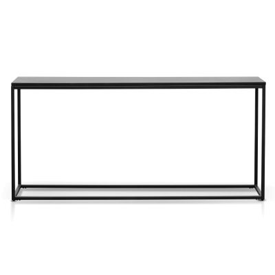 Coree Wood & Metal Console Table, 160cm, Black