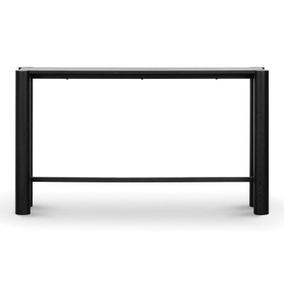 Hanko Oak Timber Console Table, 150cm, Black