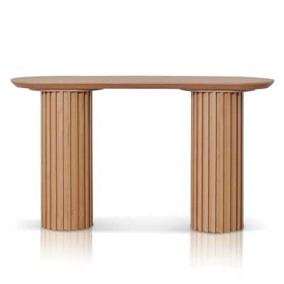 Mossvale Woode Oval Console Table, 140cm, Natural