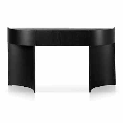 Sylvie Wooden Console Table, 150cm, Espresso Black