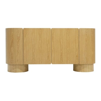 Elvor Wooden 2 Door Sideboard, 170cm, Natural