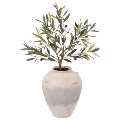 Rogue Artificial Olive Tree in Inga Vase, Small