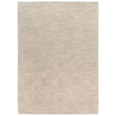 Eco Breeze Hand Loomed Modern Wool Rug, 170x120cm, Beige