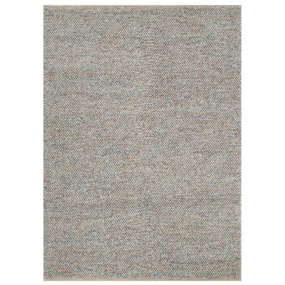 Eco Weave Hand Loomed Modern Wool & Jute Rug, 230x160cm, Grey