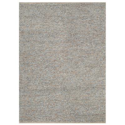 Eco Weave Hand Loomed Modern Wool & Jute Rug, 290x200cm, Grey