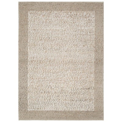 Eco Weave Hand Loomed Plain Border Wool & Jute Rug, 230x160cm