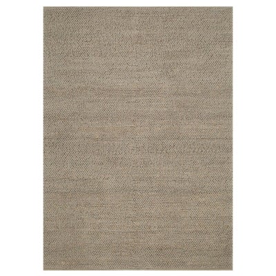 Eco Weave Hand Loomed Modern Wool & Jute Rug, 330x240cm, Sage
