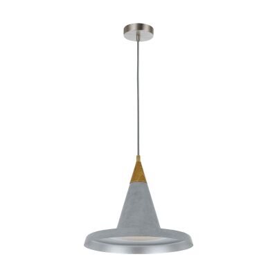 Ekland Metal Pendant Light, Grey