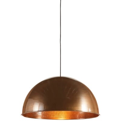 Alfresco Metal Dome Pendant Light, Bronze / Copper