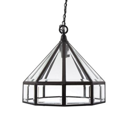 Hagman Metal & Glass Pendant Light